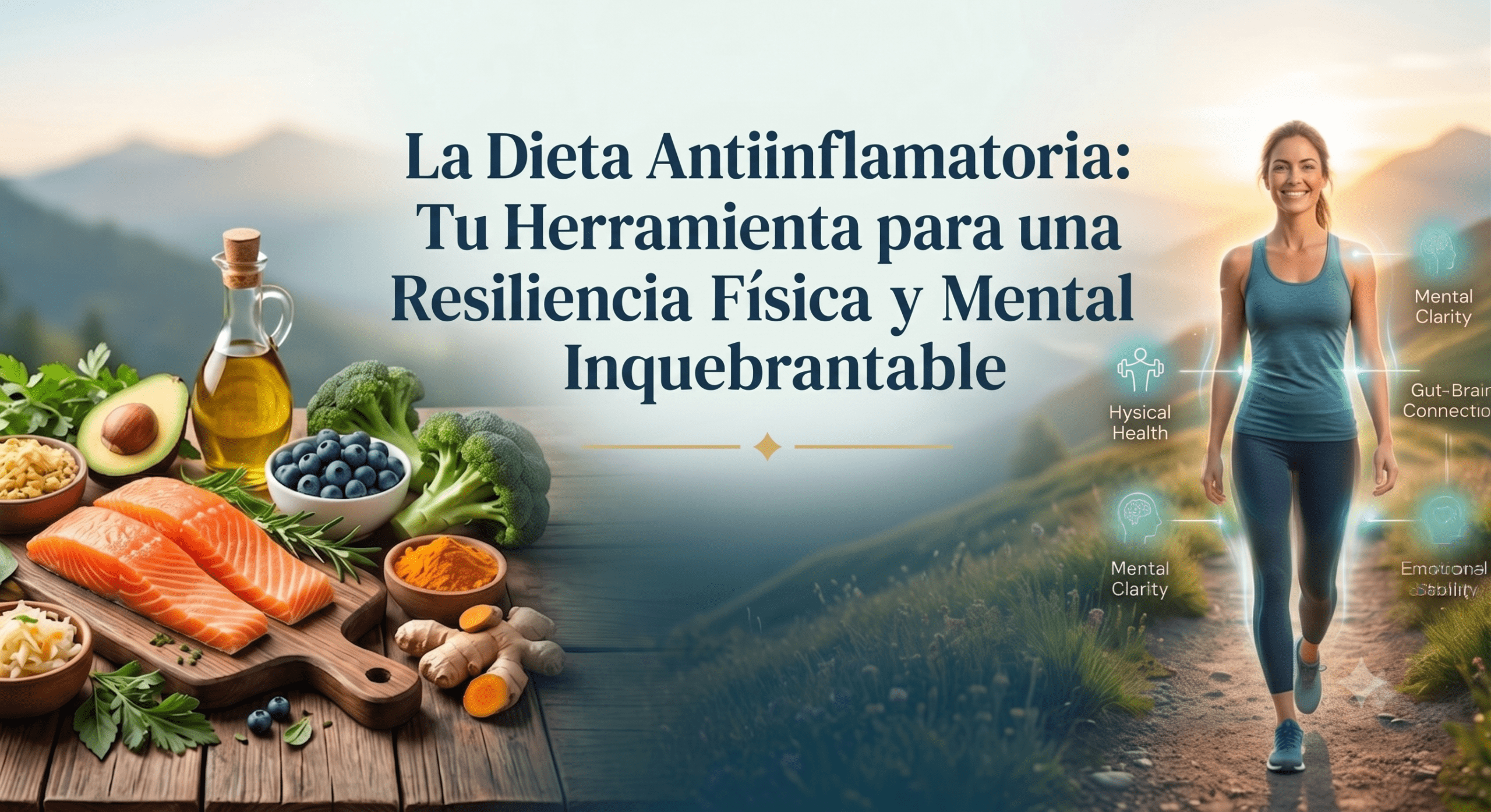 Descubre qué es la dieta antiinflamatoria, cómo detectar la inflamación crónica y qué alimentos elegir para potenciar tu salud física y mental.
